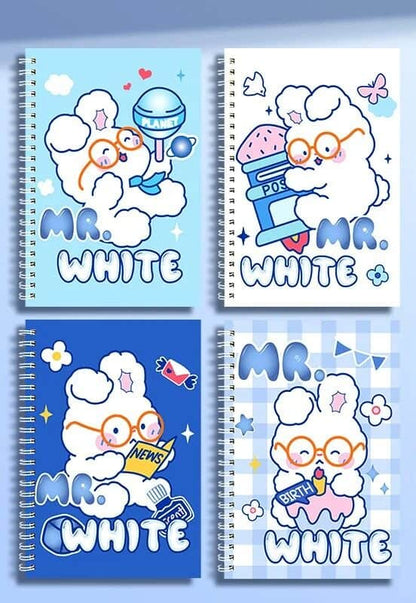 Cuaderno A5 Lindo Diseño con Espirales - ¡Anota tus Ideas con un Toque Cool y Creativo! 📒✨