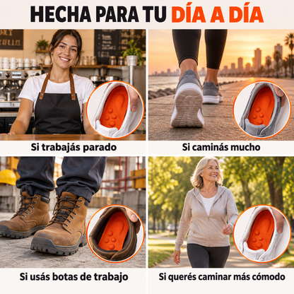 Plantillas Nube de Confort y Recuperación con Amortiguación y Soporte