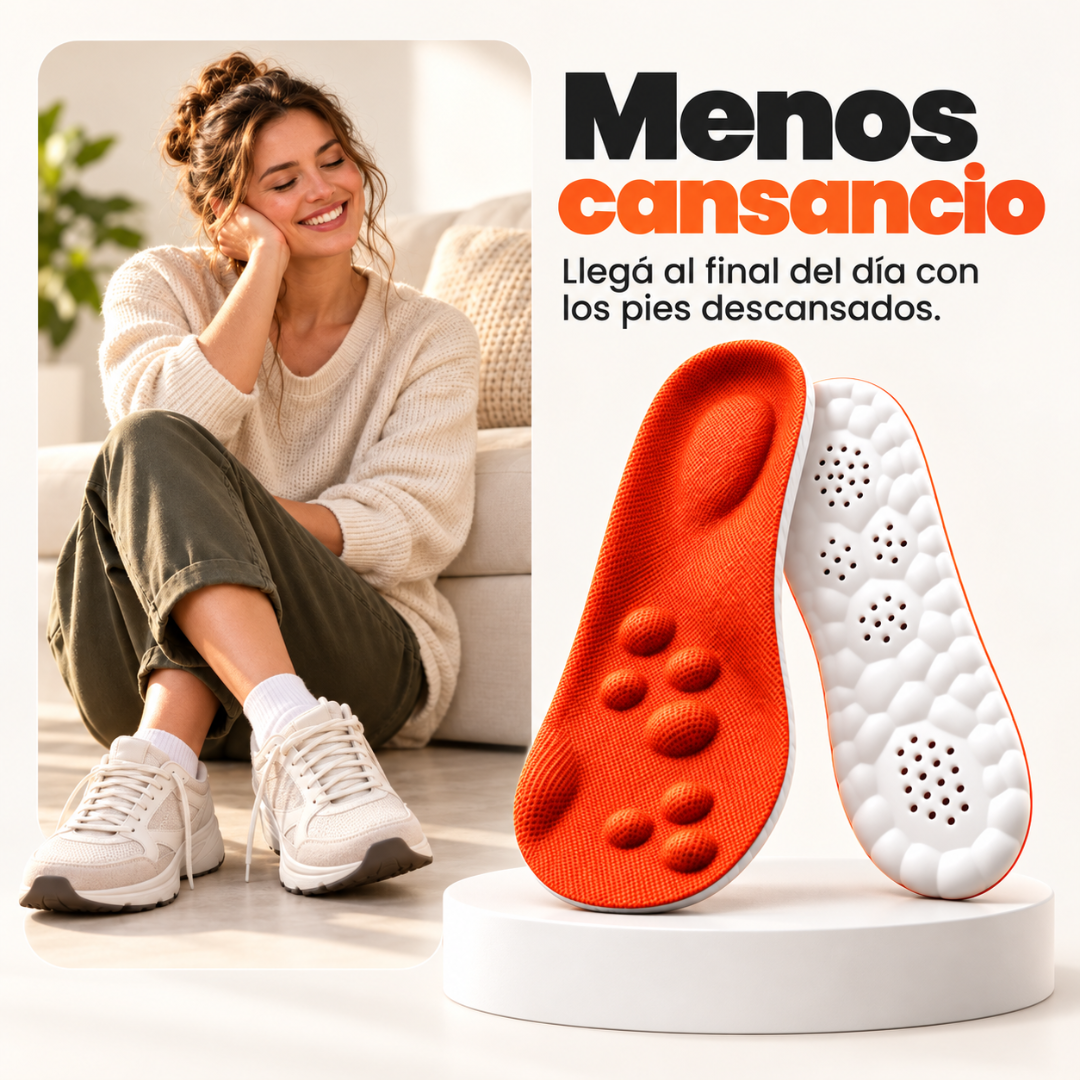 Plantillas Nube de Confort y Recuperación con Amortiguación y Soporte