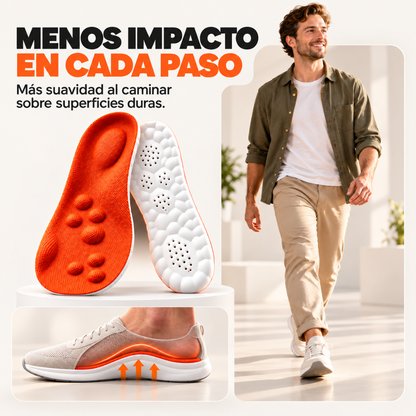 Plantillas Nube de Confort y Recuperación con Amortiguación y Soporte