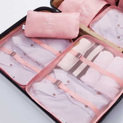 Organizador de Equipaje para Valija Impermeable – Set de 7 Piezas ✈️ Más orden, menos estrés viajero
