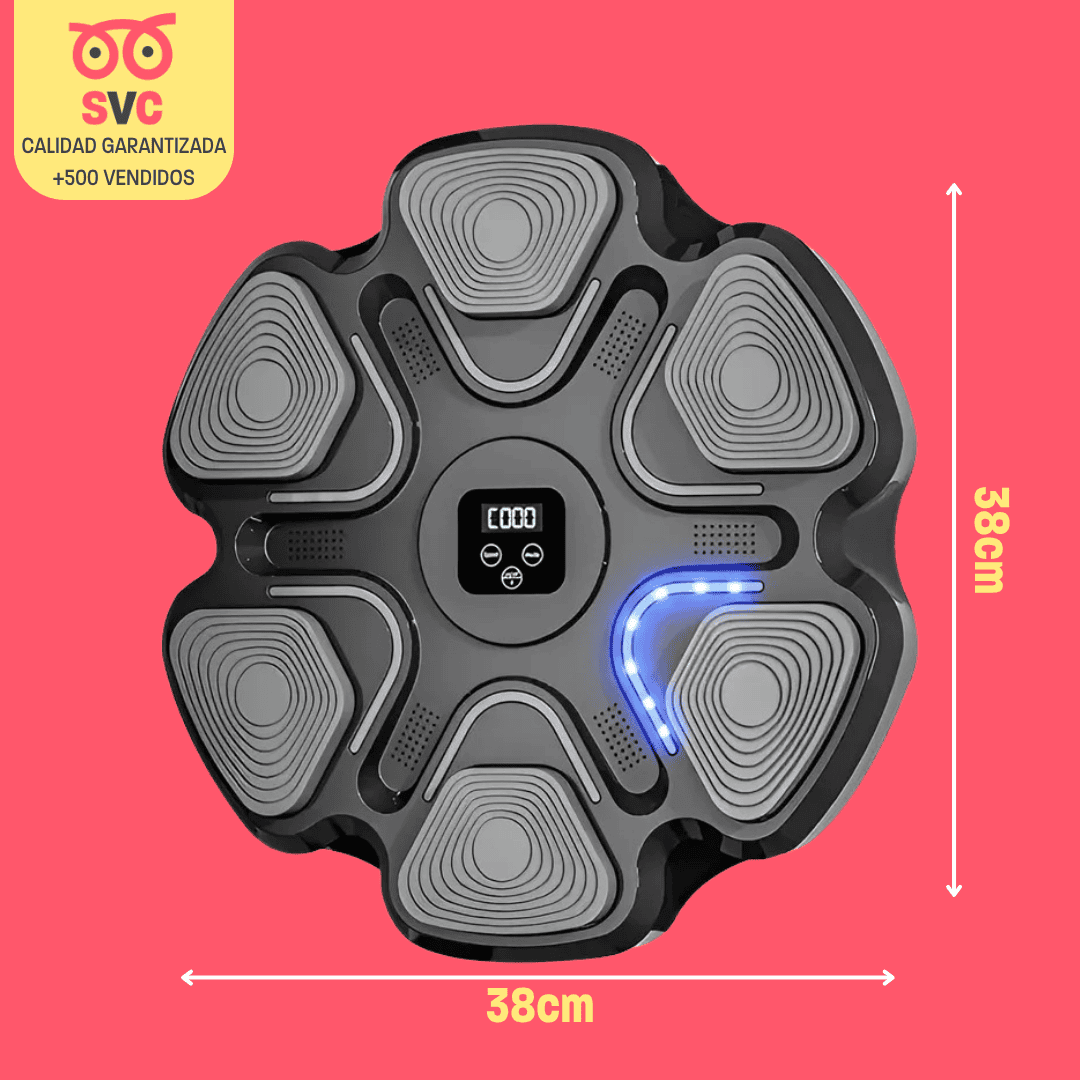Máquina de Boxeo Musical APOLO SVC con Luces y Parlante  - ¡Descubre el Regalo Más Divertido e Innovador! 🎶🥊