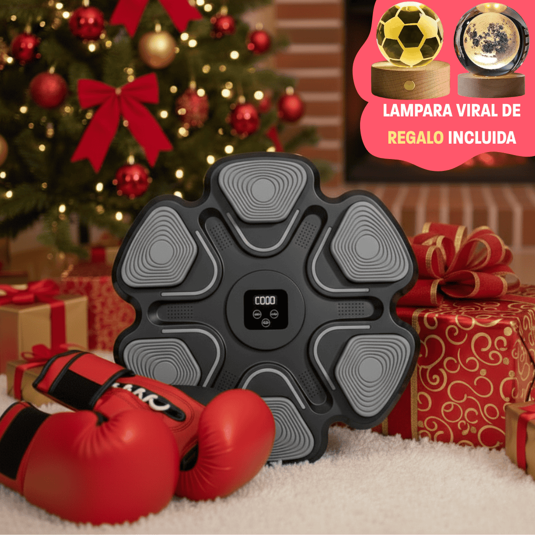 Máquina de Boxeo Musical APOLO SVC con Luces y Parlante  - ¡Descubre el Regalo Más Divertido e Innovador! 🎶🥊