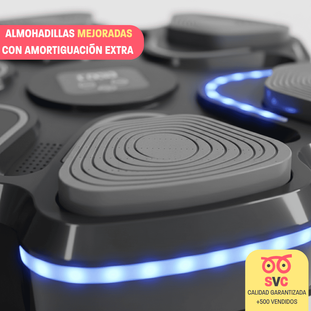 Máquina de Boxeo Musical APOLO SVC con Luces y Parlante  - ¡Descubre el Regalo Más Divertido e Innovador! 🎶🥊