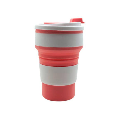 Vaso de silicona plegable para café bebidas calientes o frías