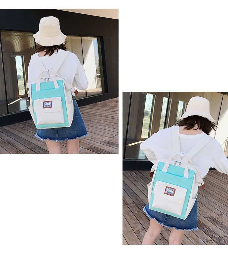 Mochila casual de tela múltiples compartimientos - Lisboa