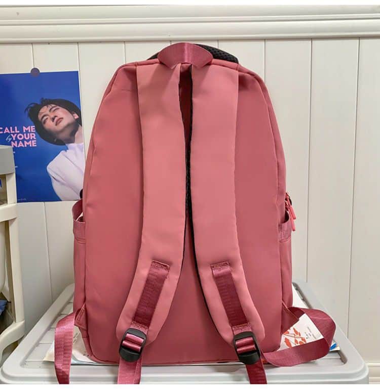 Mochila Escolar Casual Unicolor 🎒✨