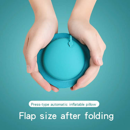 Almohada de viaje inflable