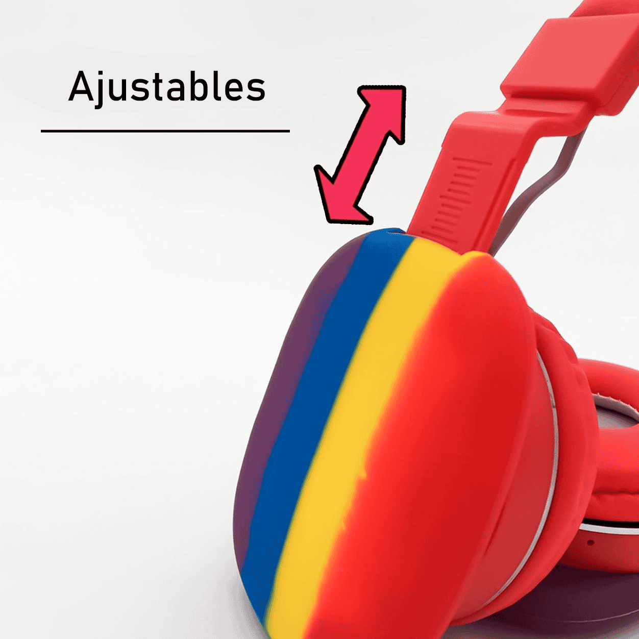 Auricular Bluetooh arcoiris
