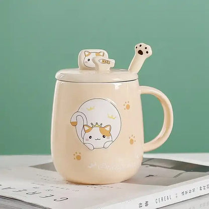 Taza de Cerámica de Gato 400ml – ¡El Detalle Perfecto para Amantes de los Gatitos!🐱