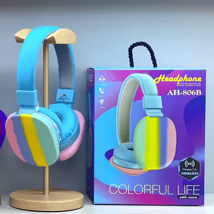 Auricular Bluetooh arcoiris