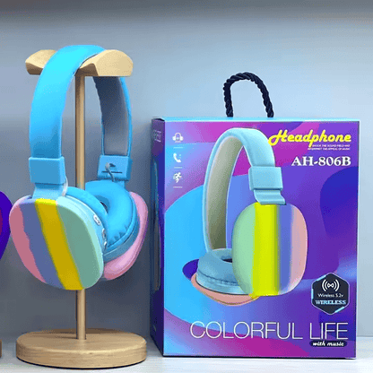 Auricular Bluetooh arcoiris