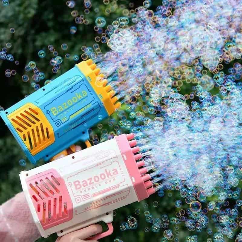 Burbujero automático Bazooka 69 dispensador pila recargable