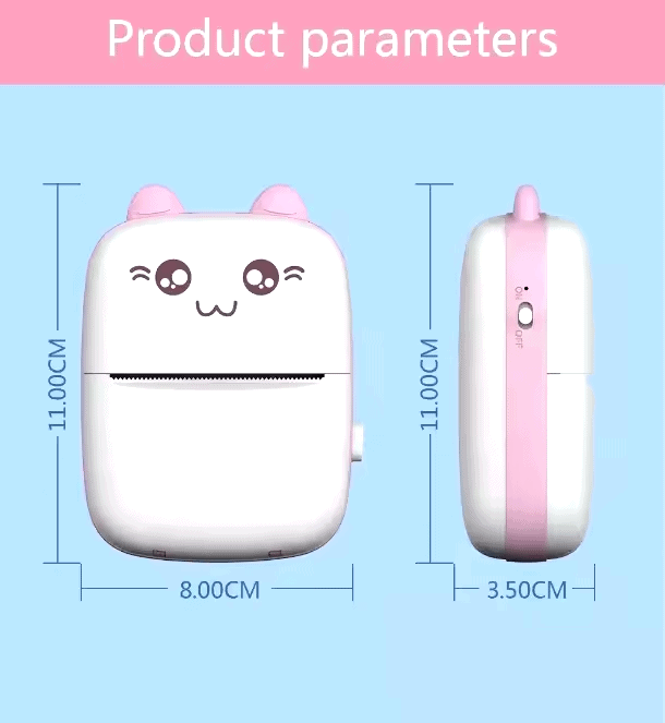 Impresora termica bluetooth de gatito