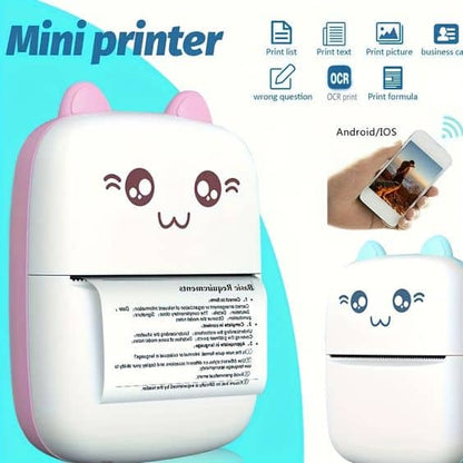 Impresora termica bluetooth de gatito