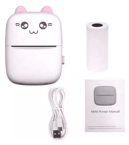 Impresora termica bluetooth de gatito