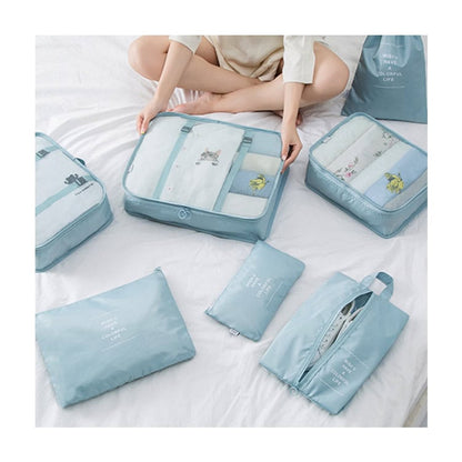 Organizador de Equipaje para Valija Impermeable – Set de 7 Piezas ✈️ Más orden, menos estrés viajero
