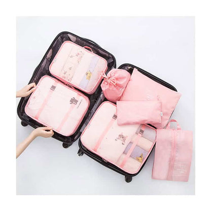 Organizador de Equipaje para Valija Impermeable – Set de 7 Piezas ✈️ Más orden, menos estrés viajero