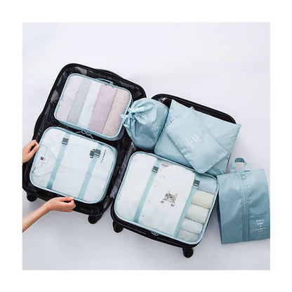Organizador de Equipaje para Valija Impermeable – Set de 7 Piezas ✈️ Más orden, menos estrés viajero