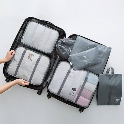 Organizador de Equipaje para Valija Impermeable – Set de 7 Piezas ✈️ Más orden, menos estrés viajero