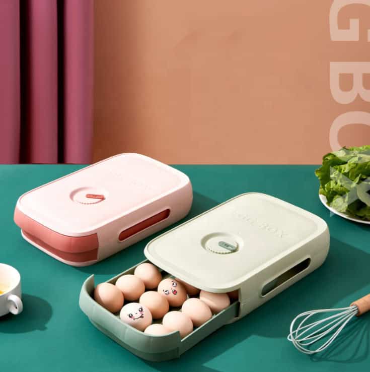 Organizador de huevos apilable para 36 huevos 🥚 Más orden, más frescura y cero derrames en tu heladera
