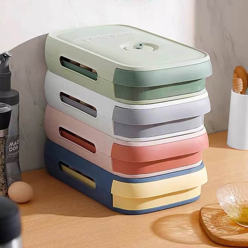 Organizador de huevos apilable para 36 huevos 🥚 Más orden, más frescura y cero derrames en tu heladera