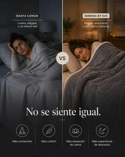 Manta con peso Serenia - La experiencia de descanso que transforma tu invierno