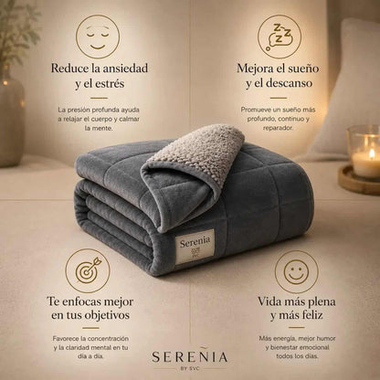Manta con peso Serenia - La experiencia de descanso que transforma tu invierno