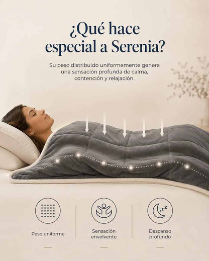 Manta con peso Serenia - La experiencia de descanso que transforma tu invierno