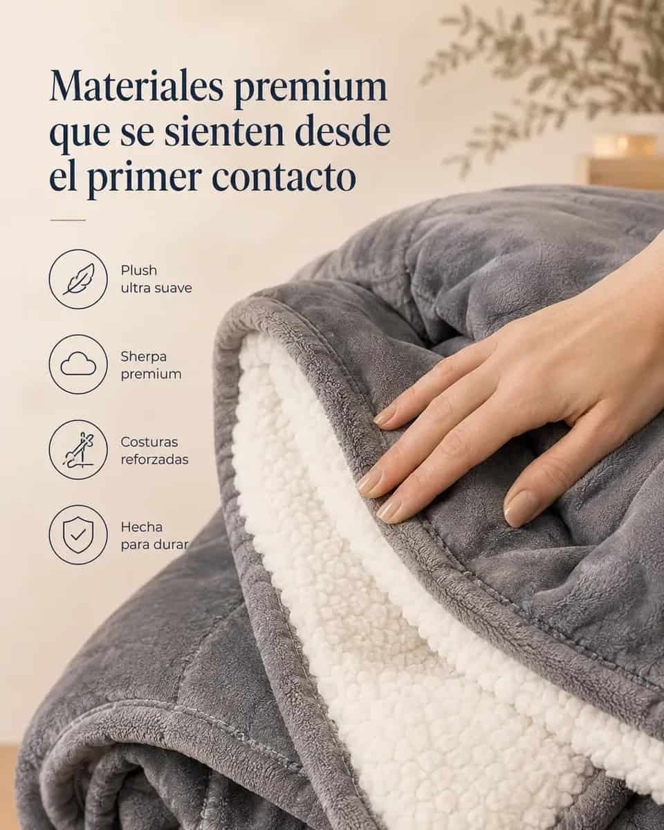 Manta con peso Serenia - La experiencia de descanso que transforma tu invierno