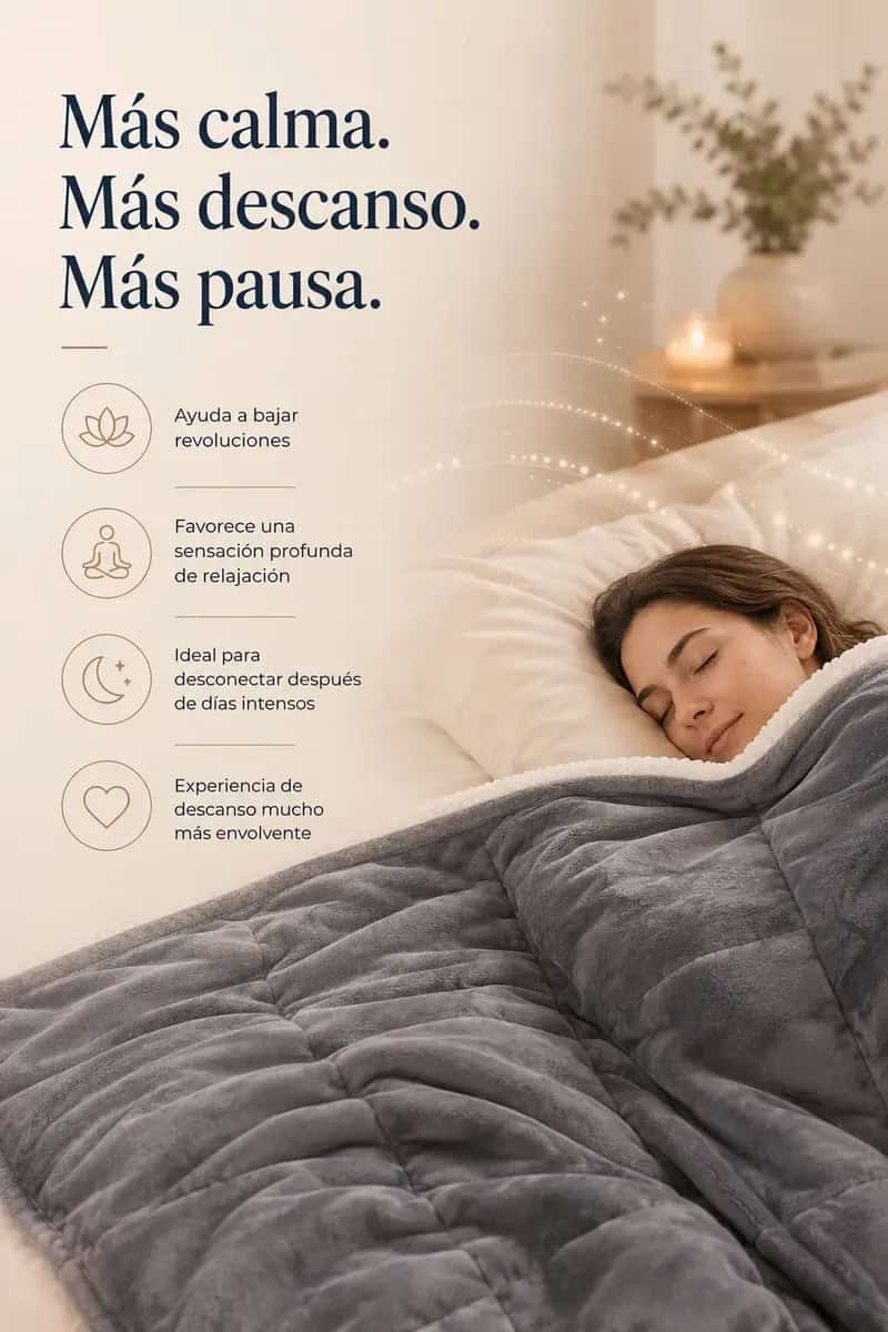 Manta con peso Serenia - La experiencia de descanso que transforma tu invierno