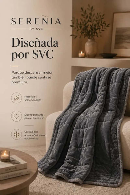 Manta con peso Serenia - La experiencia de descanso que transforma tu invierno